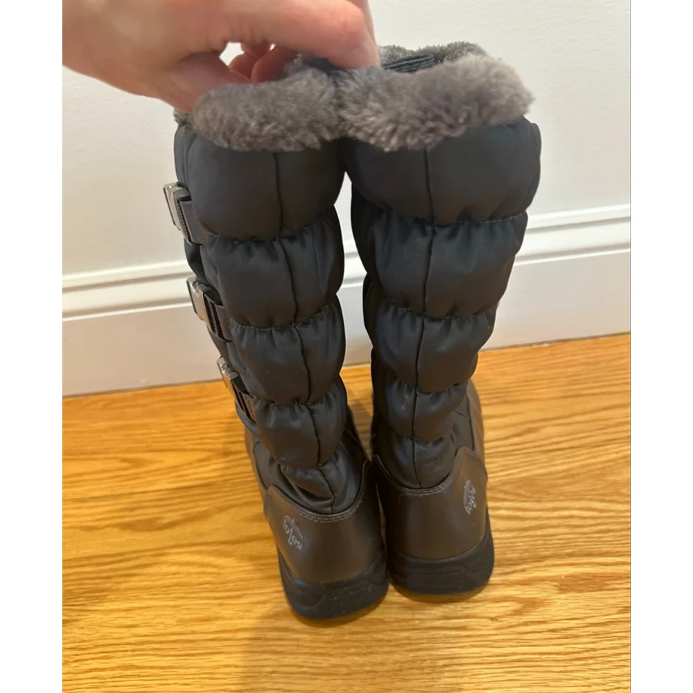 Women's Totes Bryce Gray Snow & Rain Boots, Size 9